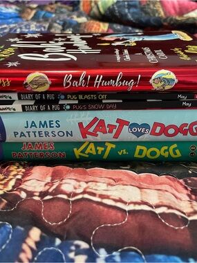 Katt Loves Dogg / Katt vs. Dogg Hardcover, 2 Diary of a Pug and Bah! Humbug!